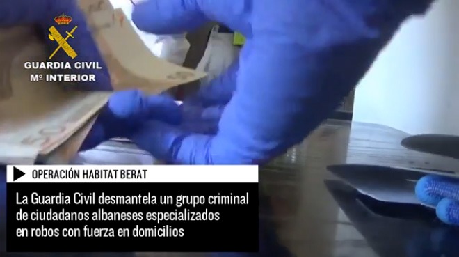 Detenido grupo especializado en robos de viviendas unifamiliares