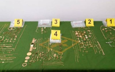 La Guardia Civil expondrá joyas recuperadas.