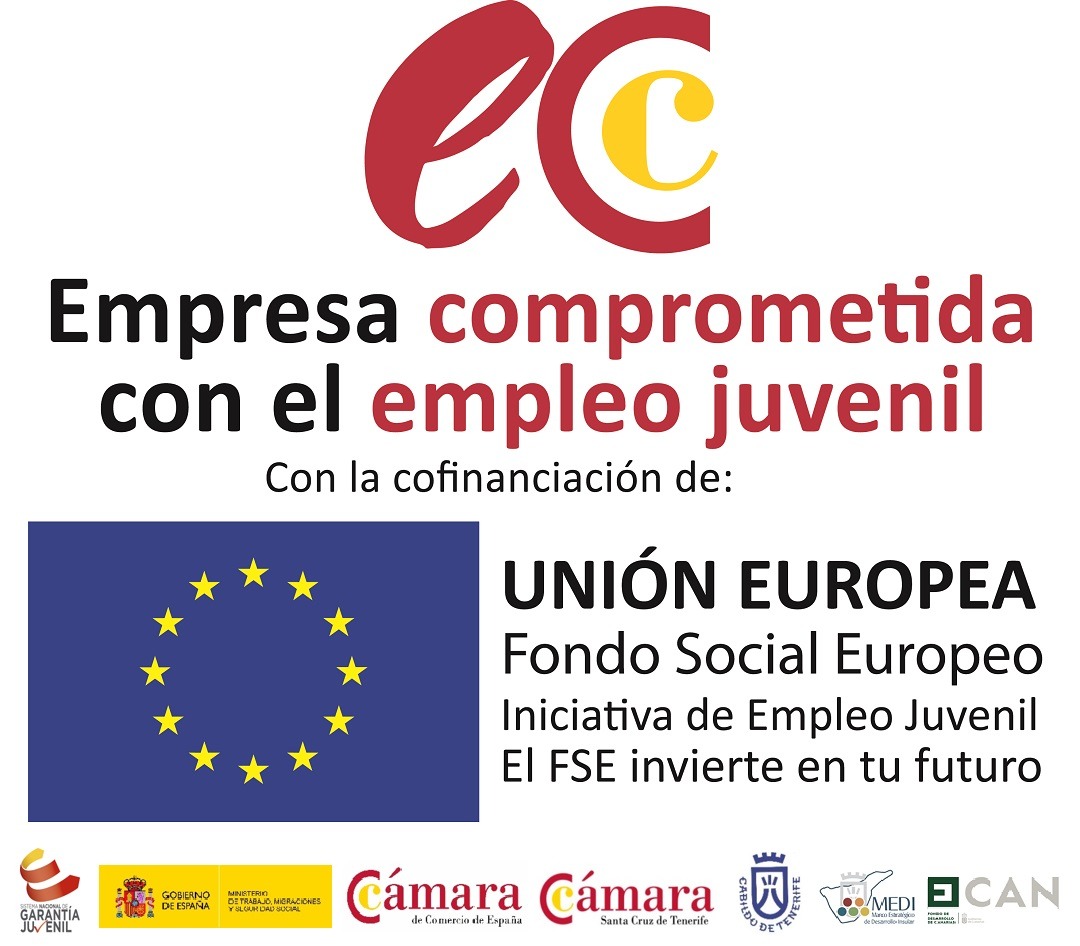 Sello Empresa Comprometida Empleo Juvenil Tenerife